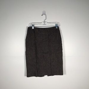 Cabi Charcoal Birdseye Pencil Skirt